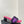 dway heeled slide 35 purple red embroidered cotton