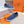 HM Men's 25 Lucky Slip-on Blue Suede 713101