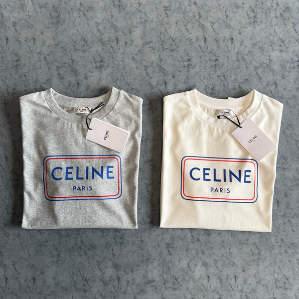 Celine SS26 Print Short-Sleeve Tee Cotton 350471