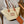 PALMETTO TOTE BAG 25 IN BEIGE WOVEN RAFFIA BROWN CALFSKIN TRIM