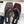 Totem Thong Sandals Burgundy Croc-Effect Leather 751655