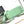 CAPUCINES MINI 21 IN LIGHT GREEN TAURILLON SILVER HARDWARE