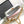 CAPUCINES MINI 21 IN WHITE MIX PINK AND BEIGE TAURILLON GOLD HARDWARE