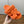 HM Chypre Sandal In Orange Lamb Wool 984182