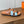 HM Kazimir Sandal Light Blue Brown Canvas Calfskin 294000