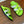 HM Kazimir Sandal Green Farbic Calfskin 293984
