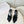Manolo Mules Latest Checkerboard Black Fabric Leather 528010