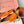 Loro Piana Orange Suede Summer Charms Walk Loafers