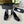 SL SEPT MULES BLACK SATIN AND RHINESTONES