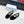 CD 26s Frost Ballet Flat In Black Cannage Suede And Calfskin