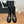 CC Short Boots Black Quilted Calfskin