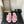 CC 26s Slippers Pink Mix Blue Red Fleece Wool 970120