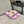 mule sandal 30 pink quilted waxed leather