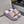 mule sandal 95 pink quilted waxed leather