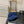 CC 26s Mules Dark Blue Quilted Suede Shearling 970152