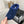 CC 26s Mules Dark Blue Quilted Suede Shearling 970152