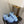 CC 26s Platform Sandal Light Blue Raffia Sheepskin 688694