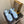 CC 26s Platform Sandal Light Blue Raffia Sheepskin 688694