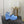 CC 26s Platform Sandals Light Blue Black Sheepskin 688704