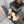 CC 26s Platform Sandals Beige Black Sheepskin 688707