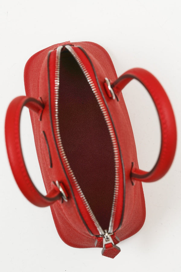 HM Bolide Bag 15cm Red Epsom Leather 284519