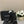 ROUND-TOE SHORT BOOTS BLACK SHEEPSKIN