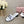 CC 25C Mid Heel Mule White Fabric Material 212959