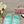 CC 25C Slippers Turquoise Fabric Material 212963