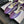Double Strap Chunky Heel Mary Jane Shoes Violet Purple