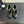 Double Strap Chunky Heel Mary Jane Shoes Black/White Caro