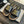 Double C Wood Grain Platform Slippers Black Sheepskin