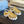 PRA RUBBER MONOLITH SANDALS METALLIC GOLD CALFSKIN