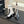 CC Ankle Boots White Black Chain Wool And Lambskin
