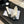 ballet flat white quilted lambskin large black cc logo
