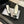 CC Mary Jane Black White Suede