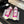 BIG-HEAD COOKIE SHOES IN MAGENTA PURPLE LAMBSKIN