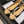CC 25P Ballet Flat Black Beige Raffia Large Logo