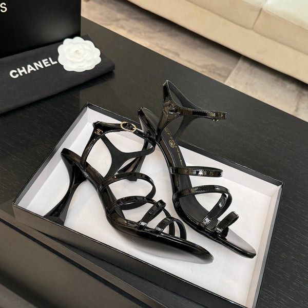 CC Cruise 25/26 Sandal 95mm Black Patent Leather