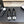 CC 26s Square Head Ballet Flat Black Leather 847243