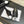 CC 26s Square Head Flat Half Slipper Black Sequin Leather 847249