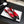 CC 26s Classic Slingback Flat Black Red Crocodile Embossed Patent Leather 907634