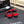 CC 26s Classic Slingback Flat Black Red Crocodile Embossed Patent Leather 907634