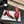 CC 26s Rhinestone Pointed-Toe Shoe Red Black Suede Canvas 907705