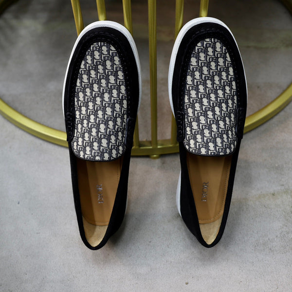 CD GRANVILLE BASIC LOAFER BLACK-WHITE JACQUARD