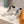 LV 25 Short Boots White Black Cowhide 576920