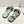 CD 26s Embroidered Sandals Blue Multicolor Canvas Leather 683006