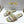 CD 26s Floral Embroidered Sandals Green Beige Canvas 683035