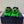 CD Sneaker B35 In Green Mix White Black Calfskin And Fabric  113119