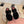 LP 25C Thong Slide Sandal Black Suede 208112