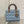 Lady Bag 20cm Celeste Blue Grey Lambksin
